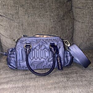 Juicy Couture Purple Satchel with Shimmery Finish